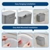 Small kitchen trash can with lid hanging trash can compost bin for kitchen counter - 4 of 4