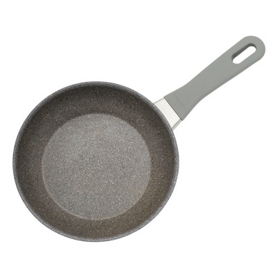 8-inch Gray Aluminum Nonstick Fry Pan with Ceramic Coating