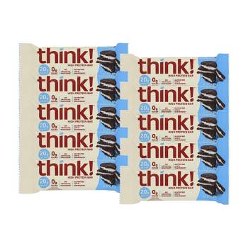 Think! Cookies & Creme High Protein Bar - 10 bars, 2.1 oz
