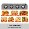 VEVOR 7-IN-1 Air Fryer Toaster Oven, 18L Convection Oven, 1700W Stainless Steel Toaster Ovens Countertop Combo with Grill, Pizza Pan, Gloves - 3 of 4