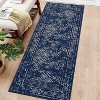 Acekool 6x9 Vintage Washable Rug – Soft Low-Pile Abstract Design, Non-Slip & Kid-Friendly for Living Room, Bedroom - 3 of 4