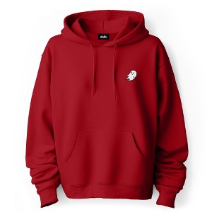 Dalix Embroidered Ghost Hoodie Soft Fleece Hood Sweatshirt Mens - 1 of 4