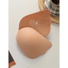 Paaaawaters Invisible Silicone Strapless Bra Nipple Stickers Fabric One-Piece Seamless Sticky Bra Wedding Dress Bridal - 4 of 4