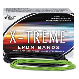 Alliance X-treme File Bands 117B 7 x 1/8 Lime Green Approx. 175 Bands/1lb Box 02005 - 1 of 4