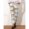 Lars Amadeus Men's Slim Fit Plaid Cropped Business Pants - 2 of 4