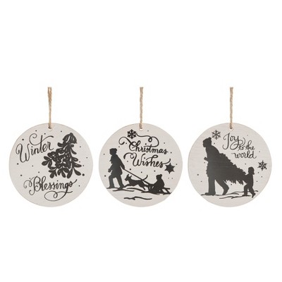 Gallerie II Holiday Silhouettes Classic Ornaments, A/3