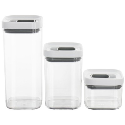 Gibson Siobhan 3 Piece Acrylic Storage Container Set