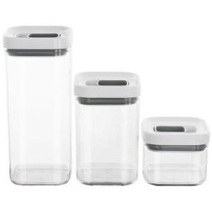 Gibson Siobhan 3 Piece Acrylic Storage Container Set - 1 of 4
