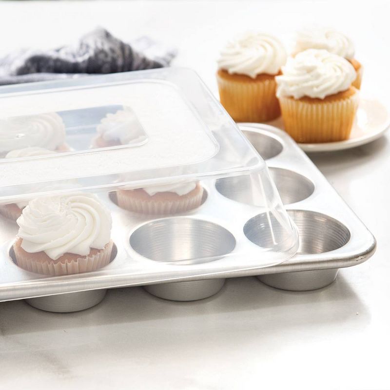 Nordic Ware Naturals Muffin Pan with Lid, 4 of 6