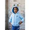 Bluey Bingo Cozy Faux Shearling Zip Up Cosplay Hoodie Toddler to Little Kid - 3 of 4