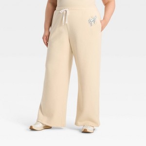 Women's Ford Bronco Graphic Pants - Tan - 1 of 3