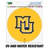 Marquette University Secondary Logo Automotive Car Window Locker Circle Bumper Sticker - 2 of 4