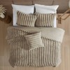 Riverbrook Home 3pc Twin Extra Long Everett Channel Comforter Set Taupe - 3 of 4