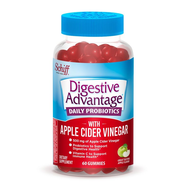 Digestive Advantage Probiotic with Apple Cider Vinegar Gummies - 60ct, 1 of 10