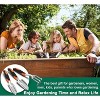 attop 9 Piece Heavy Duty Gardening Tools Set with Non-Slip Rubber Grip - 3 of 3