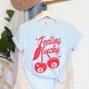 Simply Sage Market Women's Feeling Lucky Cherries Short Sleeve Garment Dyed Tee - 3 of 4