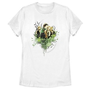 Women's The Lord of the Rings Fellowship of the Ring Hobbit Paint Splatter T-Shirt - 1 of 4