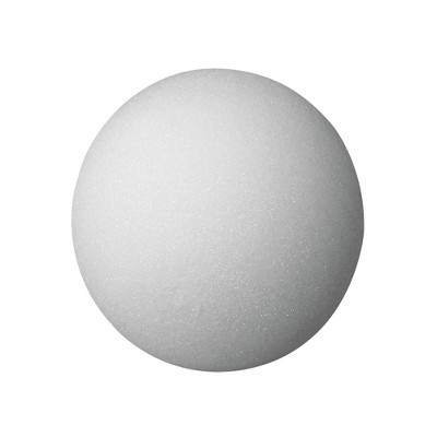 White 1-Pack 5-Inch FloraCraft Styrofoam Ball 