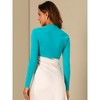 INSPIRE CHIC Women's Elegant Long Sleeve Knit Open Front Crop Bolero Shrug - 3 of 4