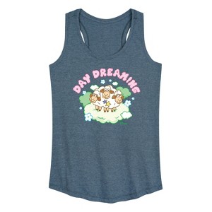 Women's - Disney - Day Dreaming Sheep Graphic Racerback Tank - 1 of 4