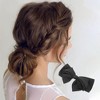 Unique Bargains Large Bow Ribbon French Barrette Hair Clips Hairdo Clip 1 Pc - 2 of 4