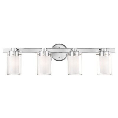 Livex Lighting Manhattan 4 - Light Vanity in  Polished Chrome