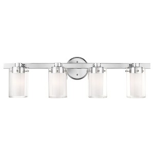 Livex Lighting Manhattan 4 - Light Vanity in  Polished Chrome - 1 of 1