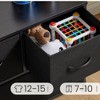 FURNIinspire Utility Storage Cabinets 5 Drawer Multi-Functional Tall Dresser Ideal for Organization in Kids Rooms and Beyond, Black, 39.3"*11.8"*20.8" - 4 of 4