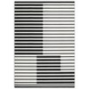 Area Rugs: Washable Non-Slip Modern Abstract Stripes Carpet, Soft Low Pile Foldable Stain Resistant Rugs for Living Room, Bedroom, Home, Brown - 2 of 4