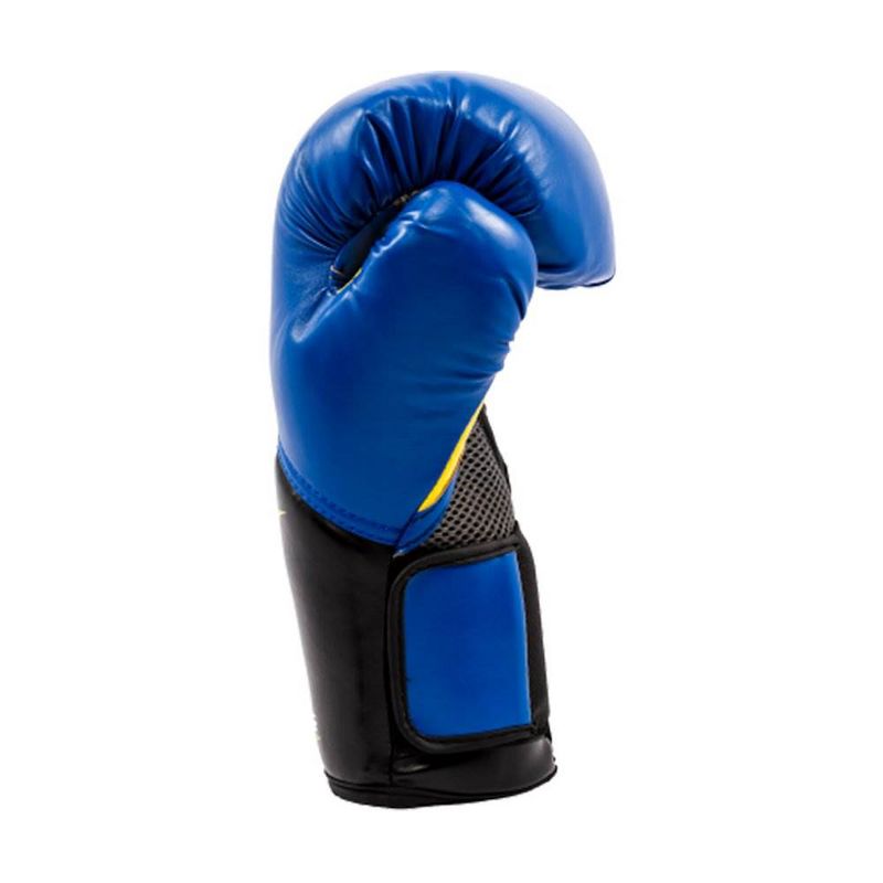 Everlast Blue Elite Pro Style Boxing Gloves 12 ounce & Black 120 Inch Hand Wraps, 5 of 7