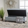 NicBex Modern 50" Storage Bench Wood Accent Stools with Button Tufted Top for Bedroom and Entryway - 2 of 4