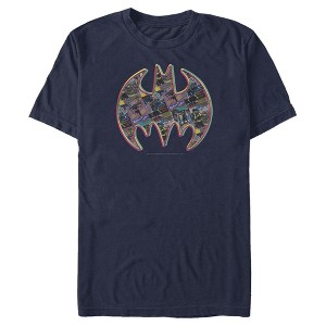Men's Batman Shield Logo Comic Panel T-Shirt - 1 of 4