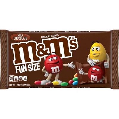 M&M's Fun Size Milk Chocolate Candy Bag - 10.53oz