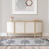 Distressed Medallion Traditional Border Indoor Area Rug or Runner Rug by Blue Nile Mills - 2 of 4