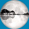 Men's Design By Humans Moonlight Nature Guitar II By Maryedenoa T-Shirt - 2 of 3