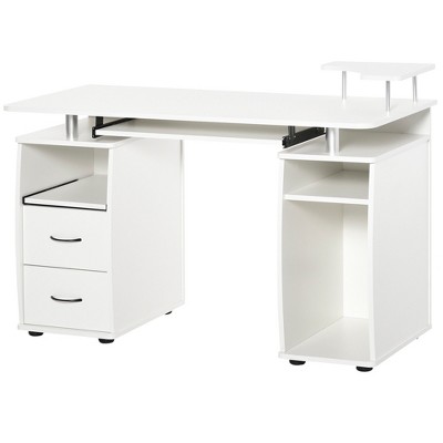 Homcom Multi-function Computer Desk Home Office Workstation With ...