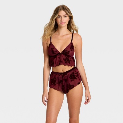 Women's Flocked Lingerie Set - Auden' - image 3
