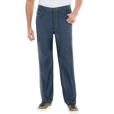 Liberty Blues by KingSize Men's Big & Tall Lightweight Comfort Side-Elastic 5-Pocket Jeans