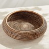 Plum & Post Burma Rattan Shallow Display Bowls Set Of 2 - 2 of 4