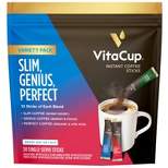 VitaCup Variety Pack (Slim, Genius, & Perfect) Instant Coffee Packets Medium Dark Roast - 30ct