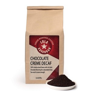 Lola Savannah Chocolate Creme Ground Decaf Coffee - 32oz - 1 of 4