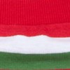 red white & green