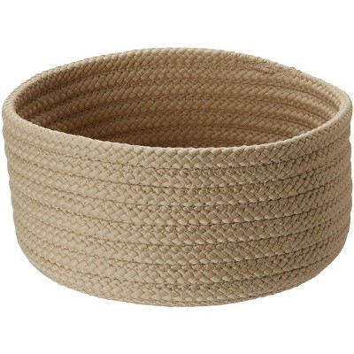 Colonial Mills Storage Basics - Sand 12"x12"x6" Bowl 100% Polypropylene Round