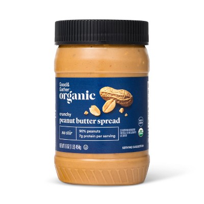 Organic No Stir Crunchy Peanut Butter - 16oz - Good & Gather™