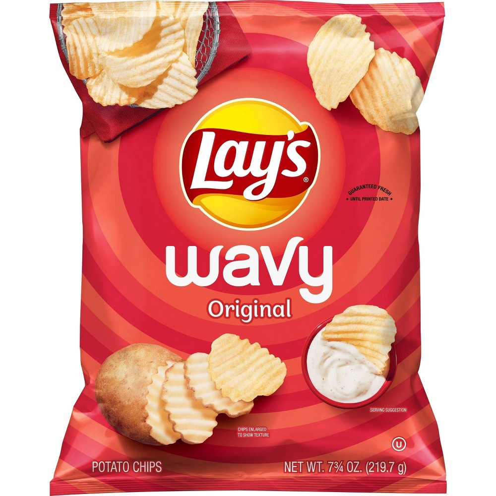 UPC 028400199544 product image for Lay's Wavy Original Potato Chips - 7.75oz | upcitemdb.com