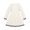 Hope & Henry Girls' Organic Long Sleeve Schoolgirl Cable Sweater Dress, Infant - image 3 of 4