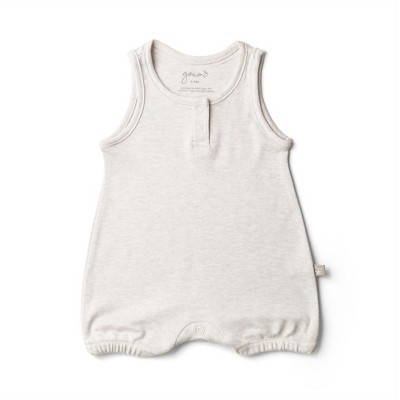 Image of Goumi Quick Change Romper - Storm Gray 3-6M