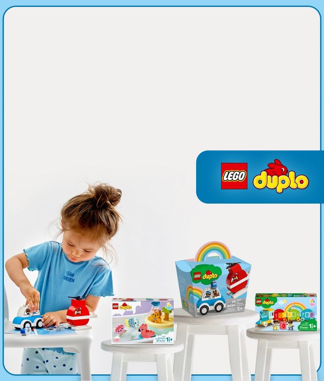 Nurture your toddlers' development through play
Explore the LEGO DUPLO My First collection.