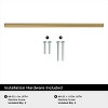 Amerock Bar Pulls 8-13/16 inch (224mm) Center-to-Center Champagne Bronze Cabinet Pull - 4 of 4