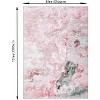 Machine Washable Non-Slip Rubber Back Runner – Modern Abstract Geometric Area Rug for Hallway, Bedroom, or Living Room - 2 of 4